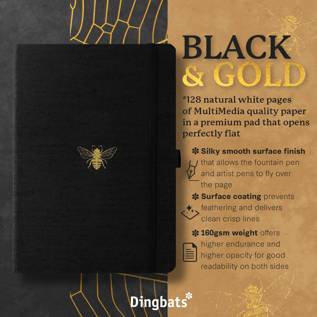 Black & Gold Bee with Gift Box