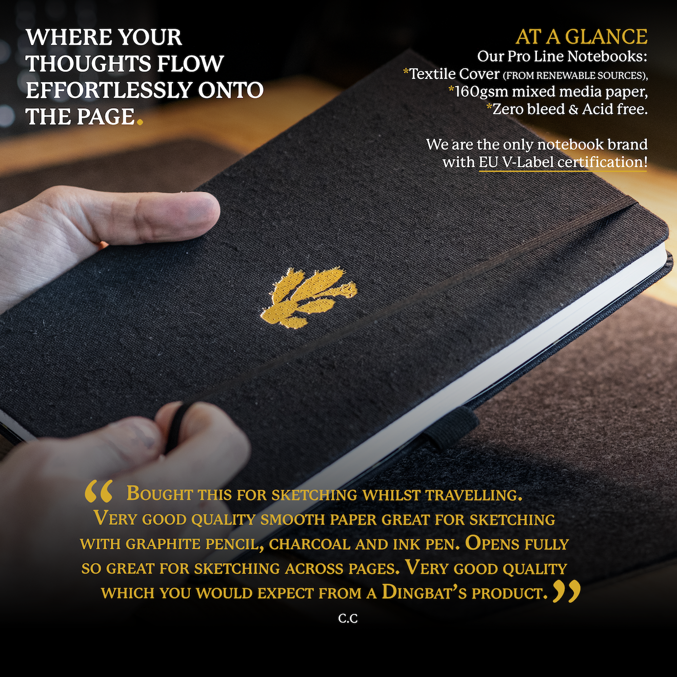 Black & Gold Cactus B5 (6.9 x 9.8 in)