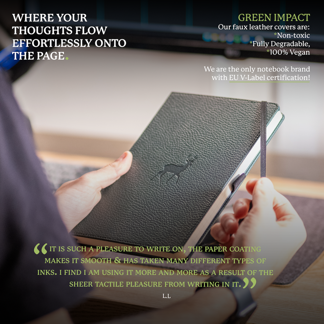 Green Deer A5+ (6.1 x 8.5 in)