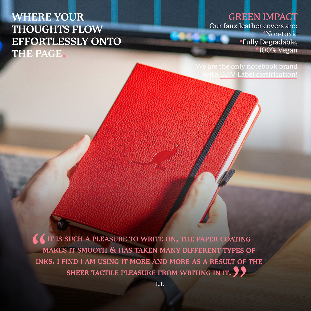 Red Kangaroo A5+ (6.1 x 8.5 in)