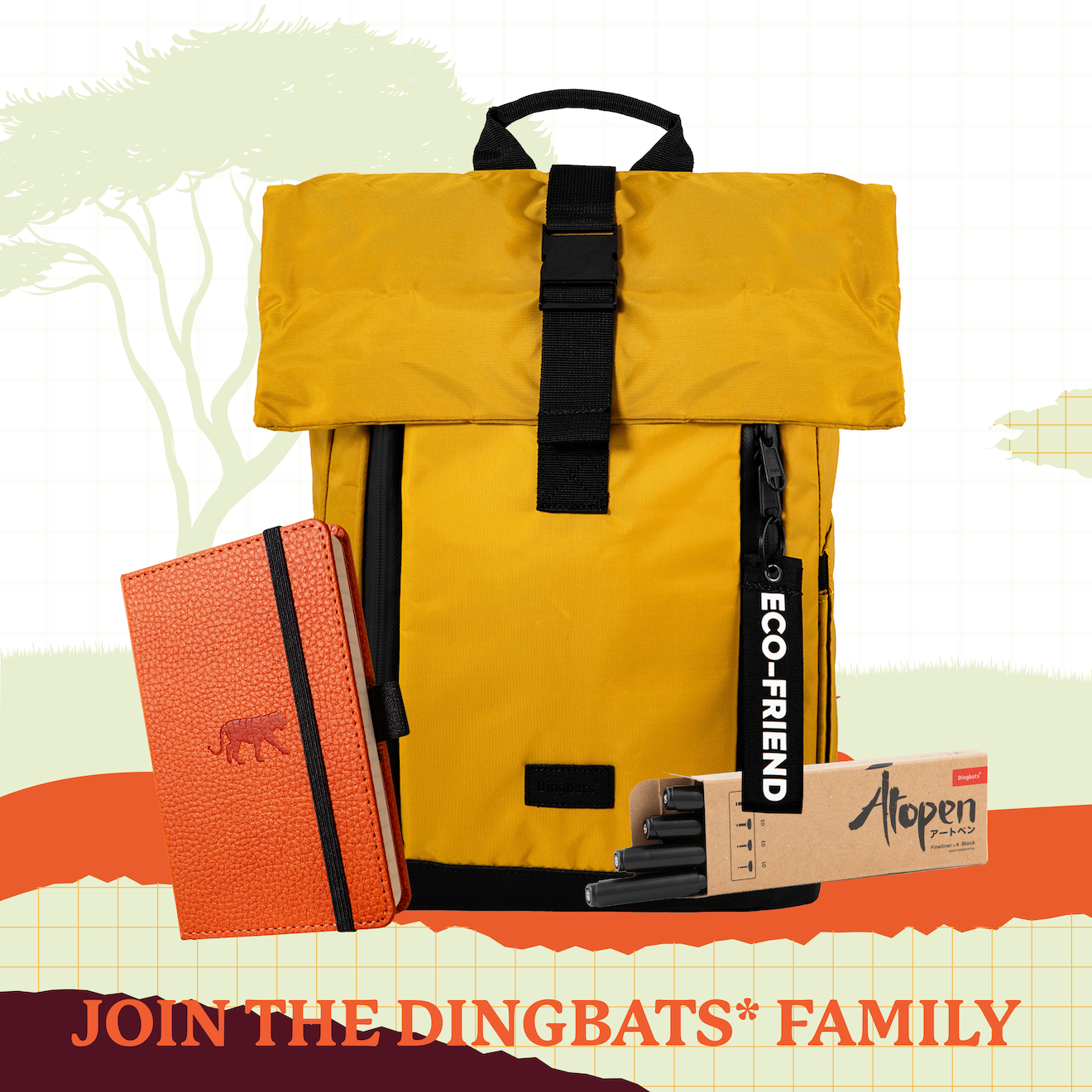 Orange Tiger A6 (3.7 x 5.7 in)