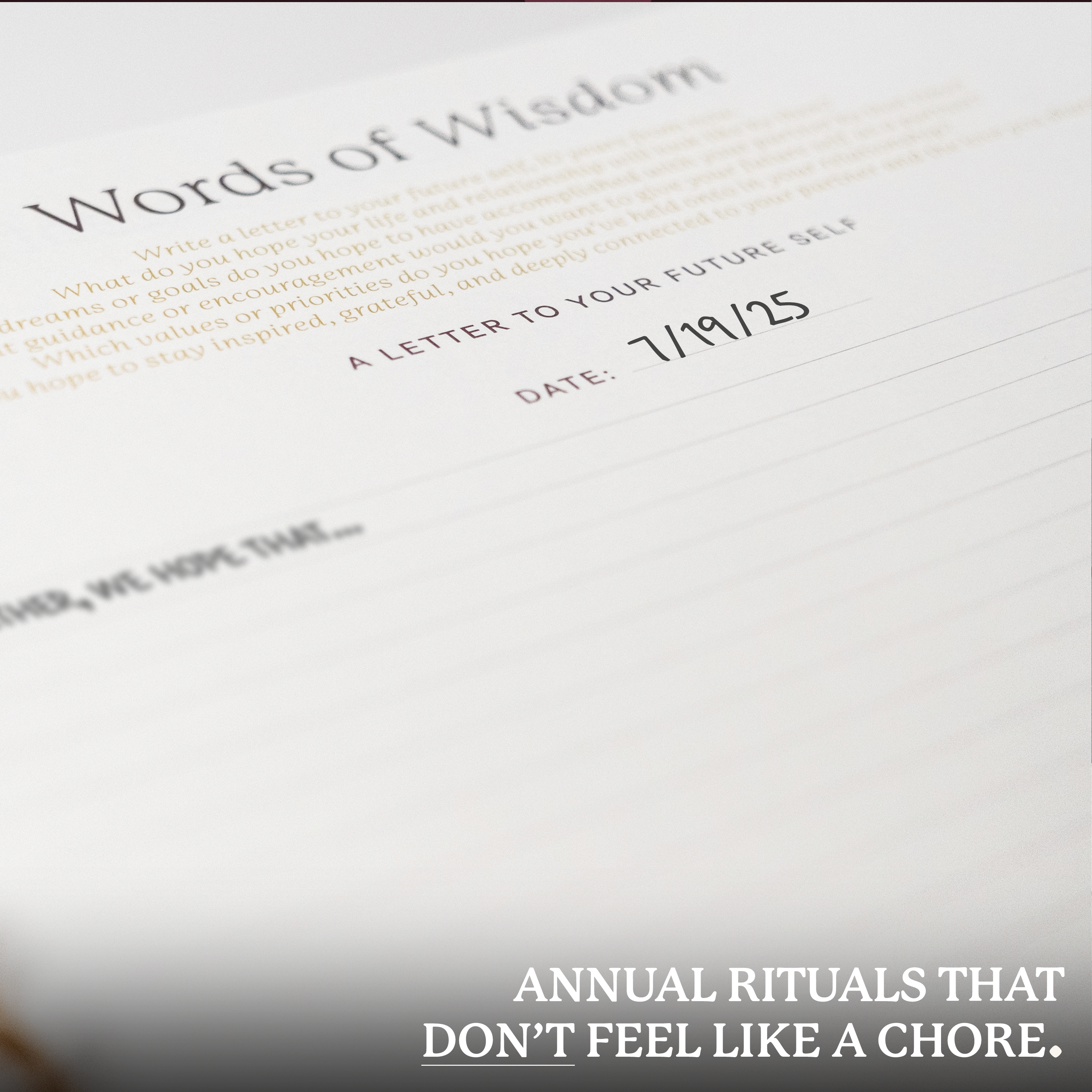 WEDDING ANNIVERSARY JOURNAL