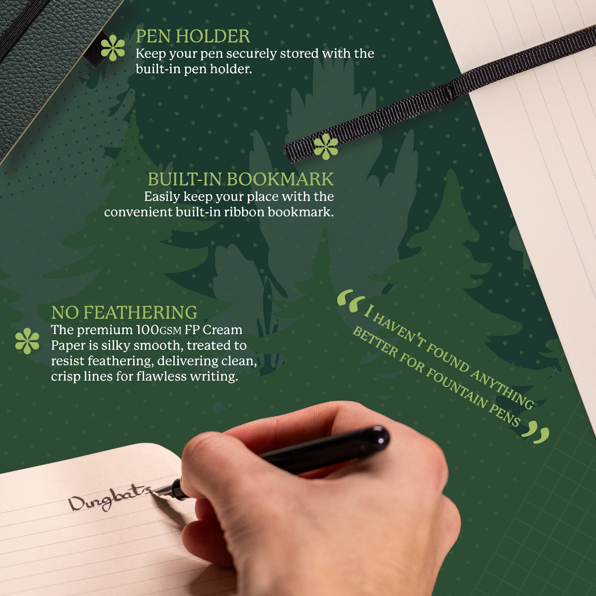 Eco Bullet Journal | Wildlife Notebook | Dingbats