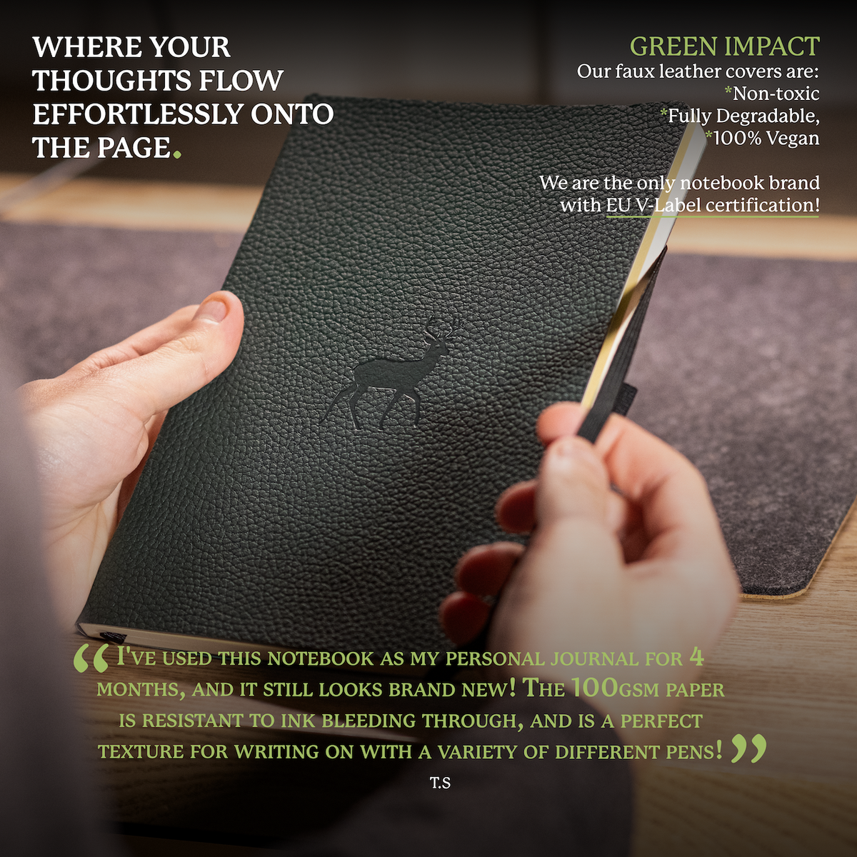 Eco Bullet Journal | Wildlife Notebook | Dingbats