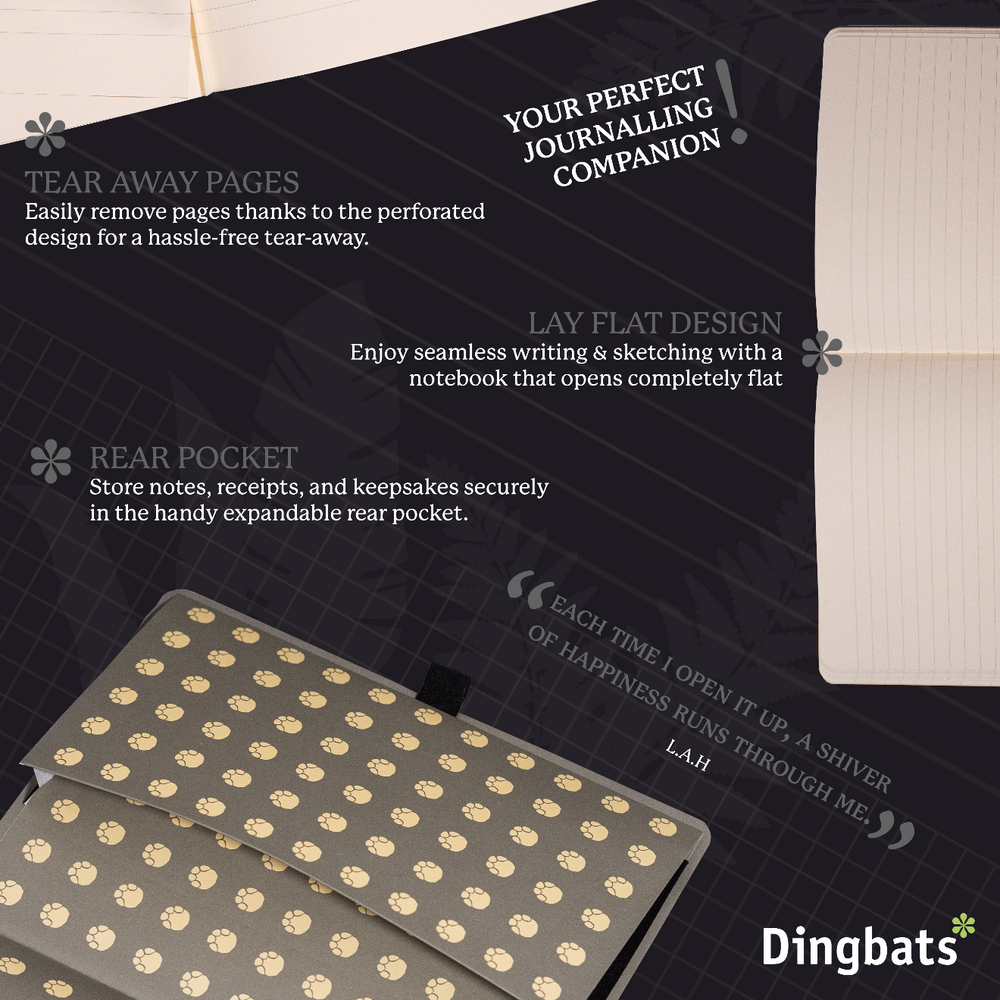 Eco Bullet Journal | Wildlife Notebook | Dingbats