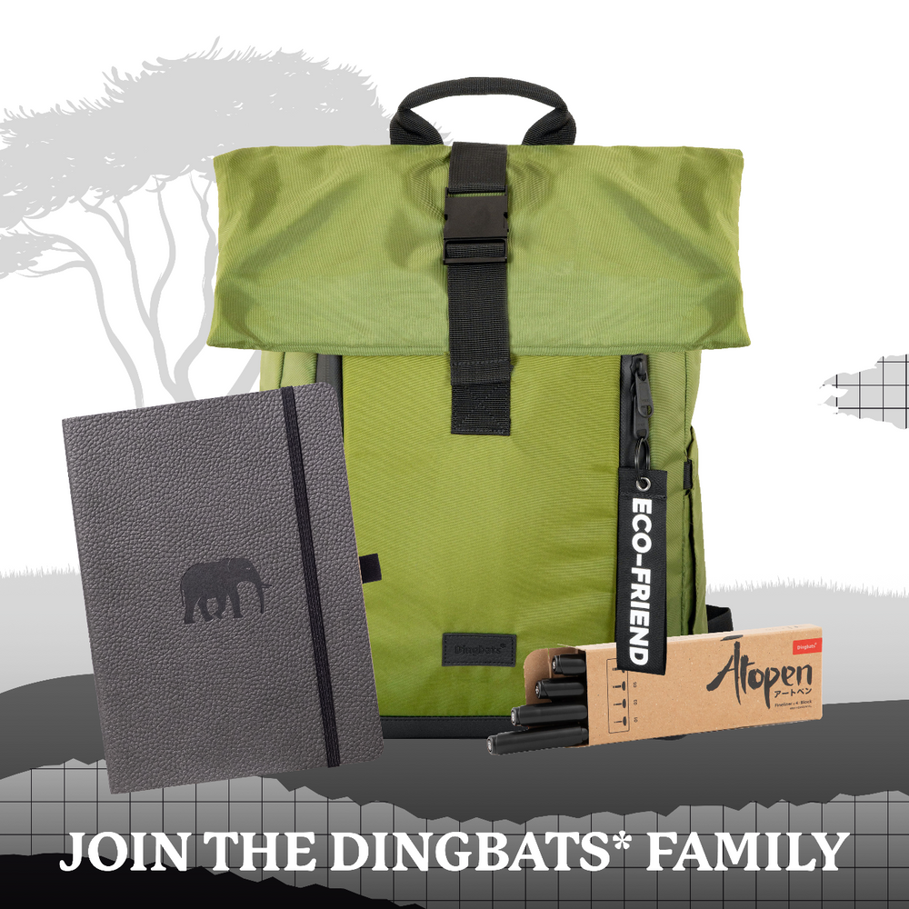 Eco Bullet Journal | Wildlife Notebook | Dingbats